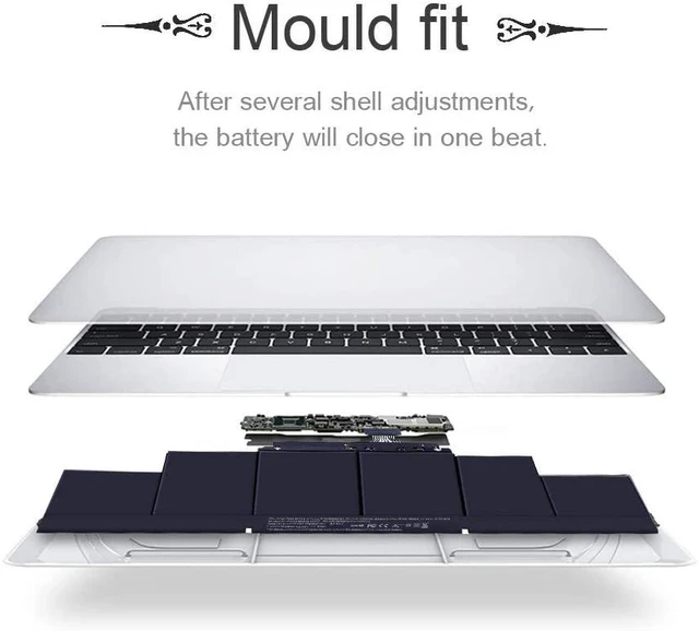 Alt view image 5 of 7 - BYTEC A1417 Laptop Battery Compatible with MacBook Pro 15" Retina A1398(Only for 2012 Early 2013 Version) MC975 MC976 ME664 ME665 MD831 020-7469-A
