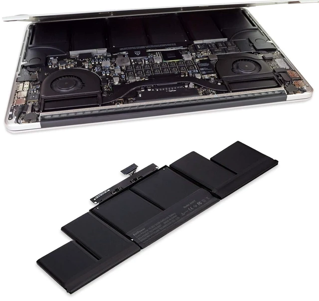 Alt view image 5 of 5 - BatPower A1417 Replacement Laptop Battery for Apple Mid 2012 Early 2013 MacBook Pro 15-inch Retina A1398 EMC 2512 EMC 2673 Battery MacBook Pro 15" A1398 Apple A1417 Battery 95Wh
