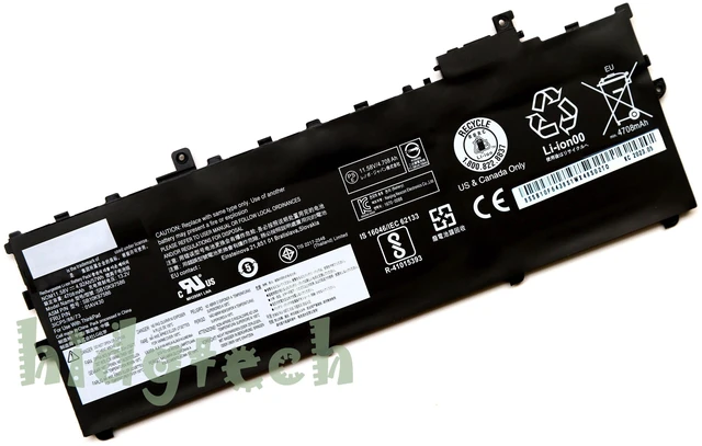 Alt view image 3 of 4 - New 01AV430 01AV431 01AV429 01AV494 Laptop Battery For Lenovo Thinkpad X1 Carbon 5th 2017 6th 2018 Series
