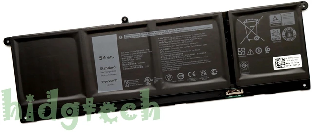 Main image of New V6W33 15V 54Wh Battery for Inspiron 14 7400 7415 2-in-1 / Inspiron 15 3515 5310 5410 5415 5510 5515 / Latitude 13 3320 Series 41CP5/65-70