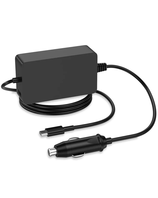 Alt view image 8 of 14 - 118W USB-C Car Laptop Charger Compatible with HP Spectre/Elitebook,Dell Latitude/XPS,Lenovo ThinkPad/Yoga/IdeaPad,MacBook Pro/Air,Acer Chromebook/Swift,Google,iPad,Samsung Galaxy Power Cord