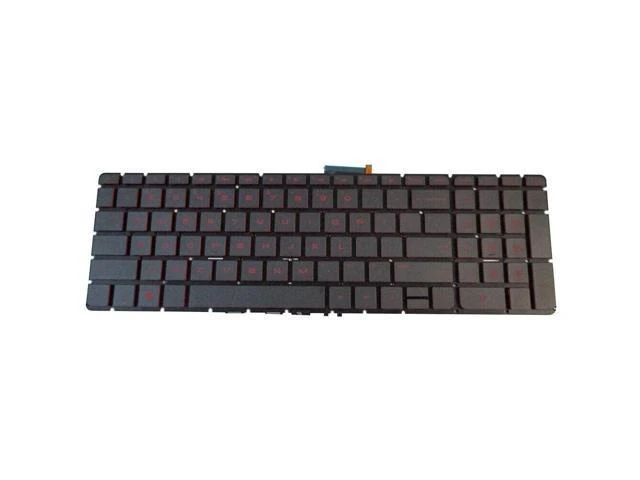 Main image of Backlit Keyboard with Red Keys for HP Pavilion 15-AU 15-AW 15-BC 15-Black color Laptops