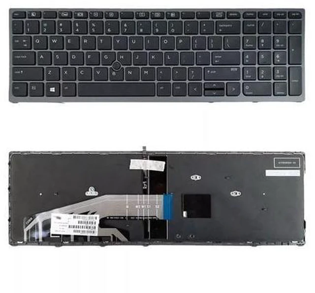 Main image of US Keyboard Backlit For ZBook 15 G3 15 G4 17 G3 17 G4 848311-001 Laptop