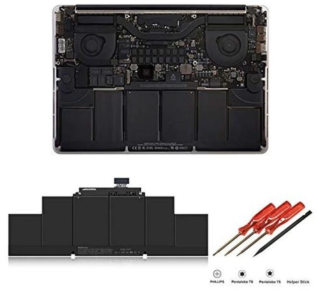 Alt view image 2 of 5 - BatPower A1417 Replacement Laptop Battery for Apple Mid 2012 Early 2013 MacBook Pro 15-inch Retina A1398 EMC 2512 EMC 2673 Battery MacBook Pro 15" A1398 Apple A1417 Battery 95Wh