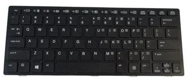 Main image of Black Non-Backlit Keyboard for HP EliteBook 810 G1 810 G2 Laptops - No Pointer