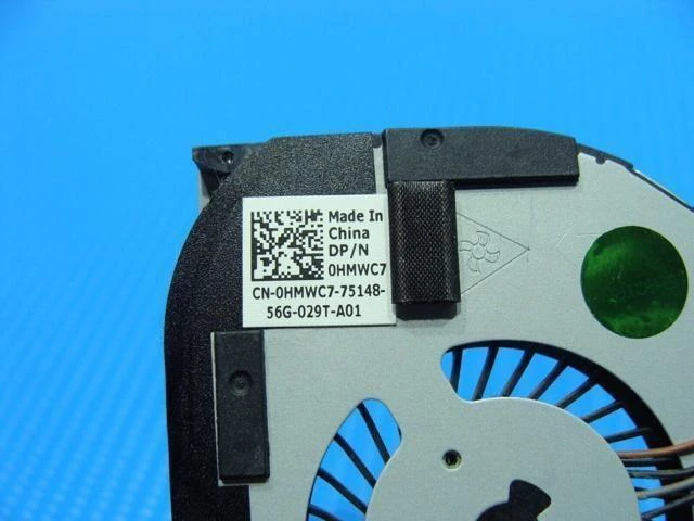 Alt view image 3 of 5 - Cpu cooling fan for Dell Latitude E7450 14 inches HMWC7 DC28000F5DL