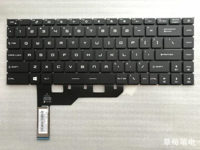 Main image of US Keyboard For MSI GE66 Creator 15 A11UE A11UH MS-16V4 Per-Key RGB Keyboard