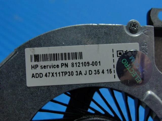 Alt view image 3 of 5 - Cpu cooling fan for HP Pavilion 15-ab149cy 15.6 inches 812109-001 47X11TP30