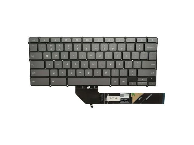 Alt view image 2 of 5 - Keyboard for Lenovo FLEX 3 5 CB-11IGL05 5 CB-13IML05 Chrome-11M836 US Gray color