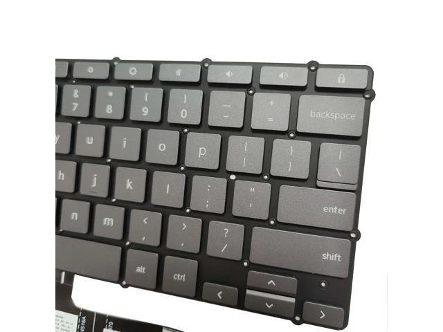 Alt view image 3 of 5 - Keyboard for Lenovo FLEX 3 5 CB-11IGL05 5 CB-13IML05 Chrome-11M836 US Gray color