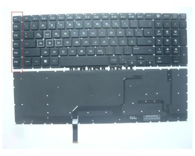 Alt view image 2 of 3 - New For Omen 17-cb0030nr 17-cb0090nr 17-cb0092nr US Keyboard RGB Backlit