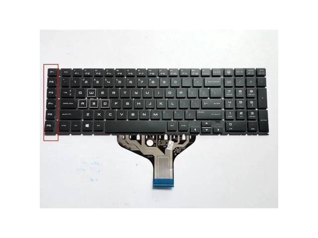 Alt view image 3 of 3 - New For Omen 17-cb0030nr 17-cb0090nr 17-cb0092nr US Keyboard RGB Backlit