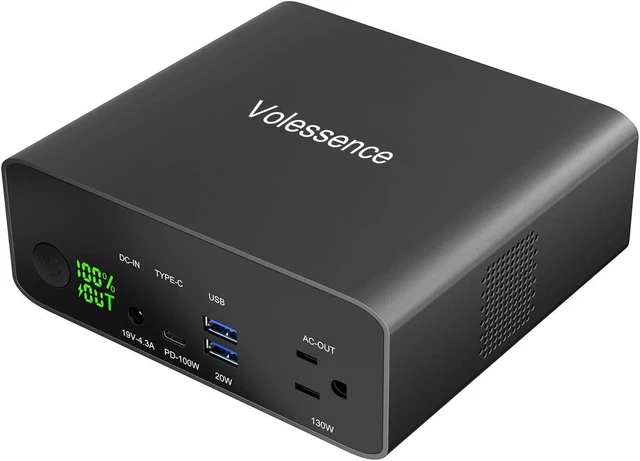 Main image of 40000mah Laptop Power Bank | AC/USB-C/USB-A Battery Backup for Laptops: MacBook Pro/iPad Pro/Dell/HP/Surface | Cameras: Canon/Nikon/DSLR/DJI Drones | Smart Devices: iPhone/Samsung