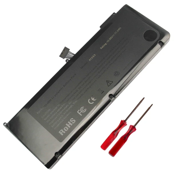 Alt view image 2 of 5 - ASUNCELL A1382 A1286 Laptop Battery for 15 inch MacBook Pro 8,2 9,1 MacBook Pro Battery A1286 (Mid 2012 Early 2011 Late 2011)