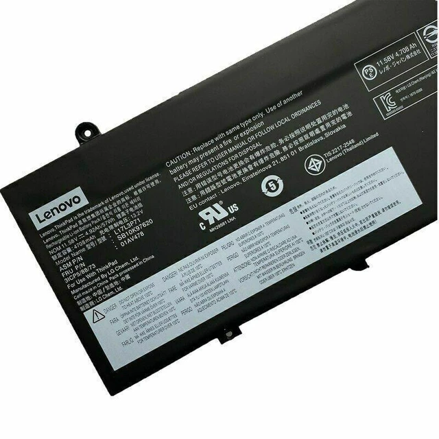 Alt view image 7 of 10 - 57Wh New Genuine L17L3P71 L17M3P71 01AV478 L17M3P72 Battery For ThinkPad T480s