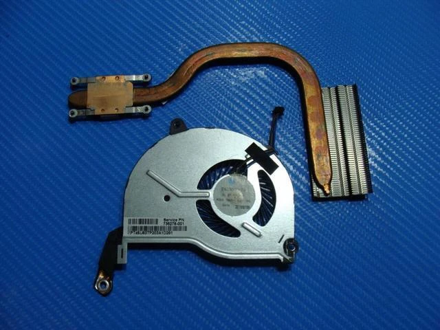 Alt view image 2 of 5 - Cpu cooling fan for HP 15-f305dx 15.6 inches with Heatsink 736278-001 739538-001