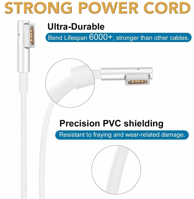 Alt view image 4 of 7 - For 2006-2011 Apple MacBook 85W Charger for 15" 17" Macbook Pro (ZA-APPLE-85W)