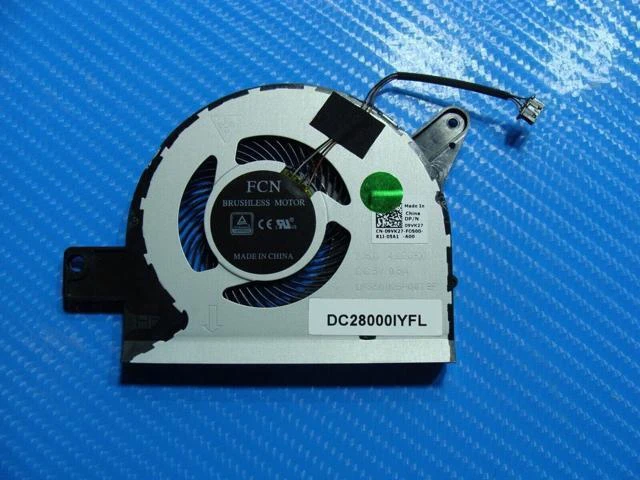 Alt view image 2 of 4 - Cpu cooling fan for Dell Latitude 5580 15.6 inches DC28000IYFL 9VK27
