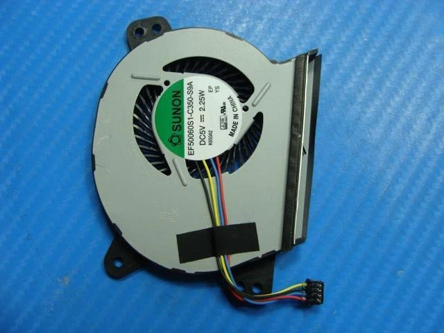 Alt view image 2 of 4 - Cpu cooling fan for Asus EeeBook L402SA-BB01-WH 14 inches 13NL0032P12011 13N0-S2P0401