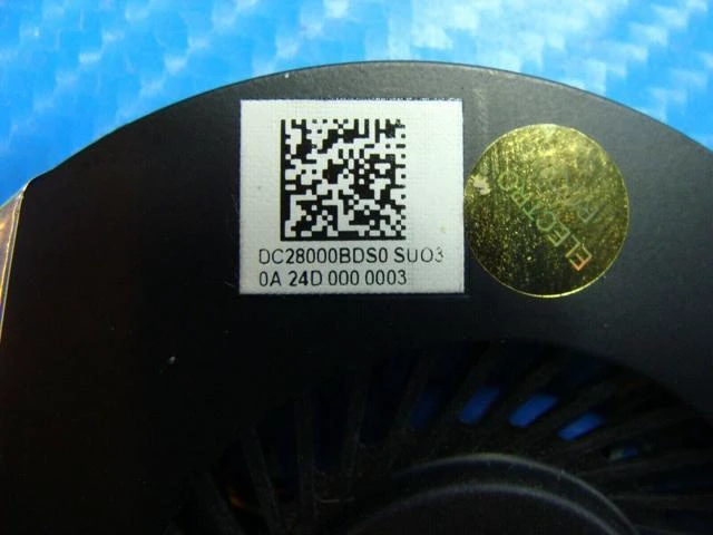 Alt view image 3 of 5 - Cpu cooling fan for HP ENVY TS 4-1115dx 14 inches 686580-001 DC28000BDS0
