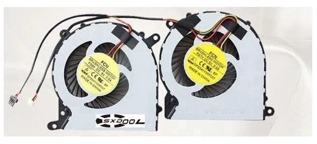 Main image of For Hasee Turion Destroyer P6 P6-781S1NR laptop fan DC5V cooling fan ((a pair of GPU fans))