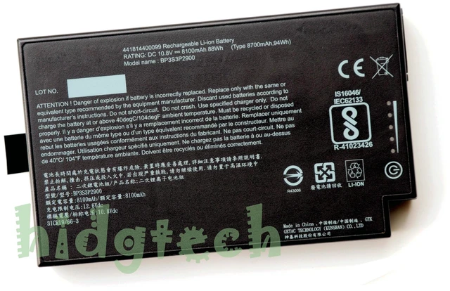 Main image of New BP3S3P2900 BP3S3P2900(P) 4418144000490 44184400099 Battery For GETACB300 B300X Series 3ICR19/66-3
