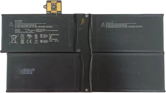 Main image of G3HTA060H Laptop Battery 38.2Wh 5039mAh 7.58V Compatible with Microsoft Surface Pro X 1876 13" MQ03 Series G3HTA056H 2ICP3/55/107-2