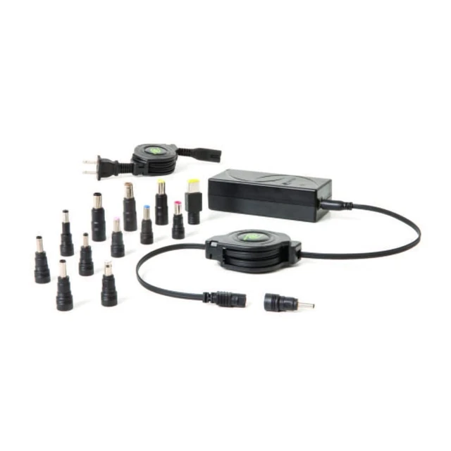 Alt view image 2 of 5 - ReTrak 65W Universal AC Laptop Charger, ReTrak Laptop Charger with 13 Adapter Tips, Retractable Universale Laptop Power Adapter Charger, Ultrabook/Notebook/Netbook Wall Charger, ETCHGNBUNN2