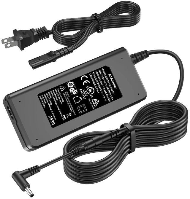 Main image of 19V 65W Laptop Charger Compatible with LG Gram Notebook Laptop, Power Cord AC Adapter for LG Gram 13Z950 13Z970 14Z950 14Z970 15Z960 15Z970 17Z990 17z90n Laptop 13.3" 14" 15" 17", Fit for 48W 45W 40W