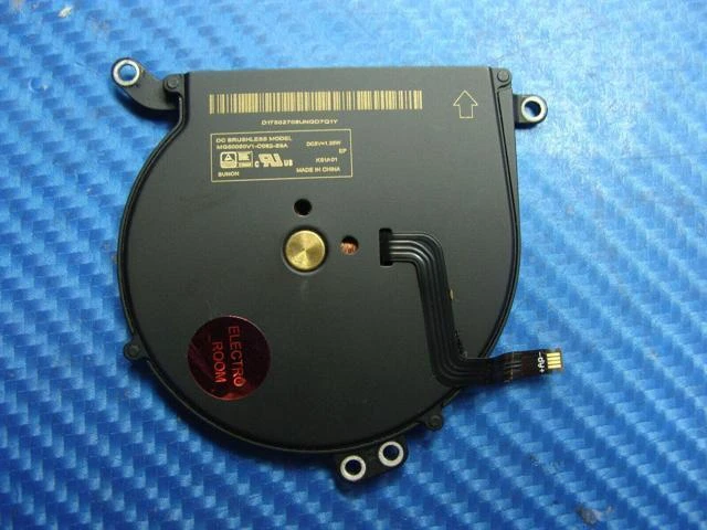 Alt view image 2 of 4 - Cpu cooling fan for Air A1466 13 inches 2015 MJVE2LL/A MJVG2LL/A 923-00507