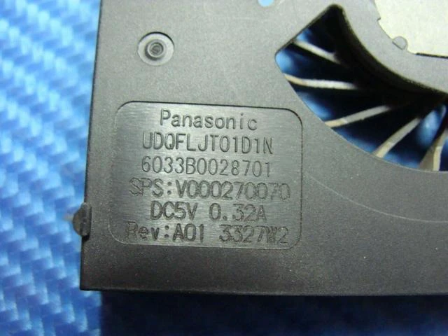Alt view image 3 of 5 - Cpu cooling fan for Toshiba Satellite C55t-A5287 15.6 inches V000270070