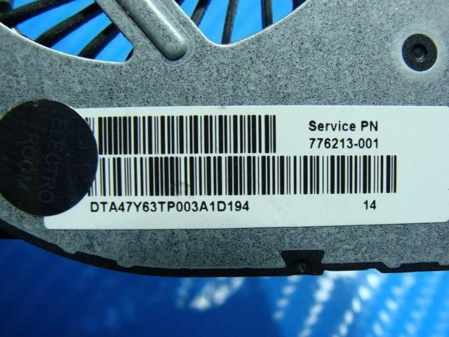 Alt view image 2 of 5 - Cpu cooling fan for HP Envy x360 15-u010dx 15.6 inches 776213-001