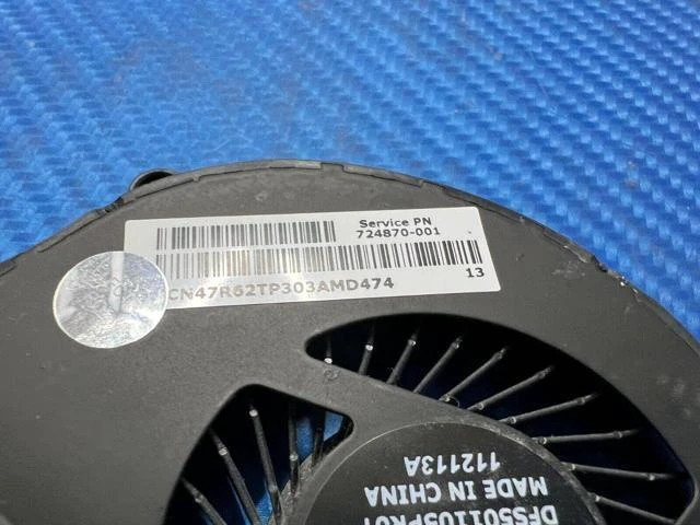 Alt view image 2 of 4 - Cpu cooling fan for HP Pavilion 17-e037cl 17.3 inches 724870-001