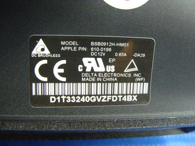 Alt view image 3 of 5 - Cpu cooling fan for A1418 21 inches Late 2013 ME087LL/A 923-0452