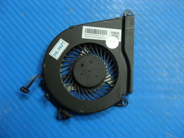 Alt view image 2 of 4 - Cpu cooling fan for HP Notebook 15-bc220nr 15.6 inches 47G35TP103 858970-001
