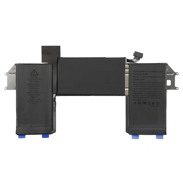 Alt view image 2 of 4 - A2389 A2337 Laptop Battery Replacement for MacBook Air 13 Inch A2337 M1 2020 EMC 3598 MGN53 MGN63 MGN83 MGN93 MGN73 MGN53LL/A MGN63LL/A MGN73LL/A MGN83LL/A MGN93LL/A MGNA3LL/A MGND3LL/A 11.39V 49.9Wh