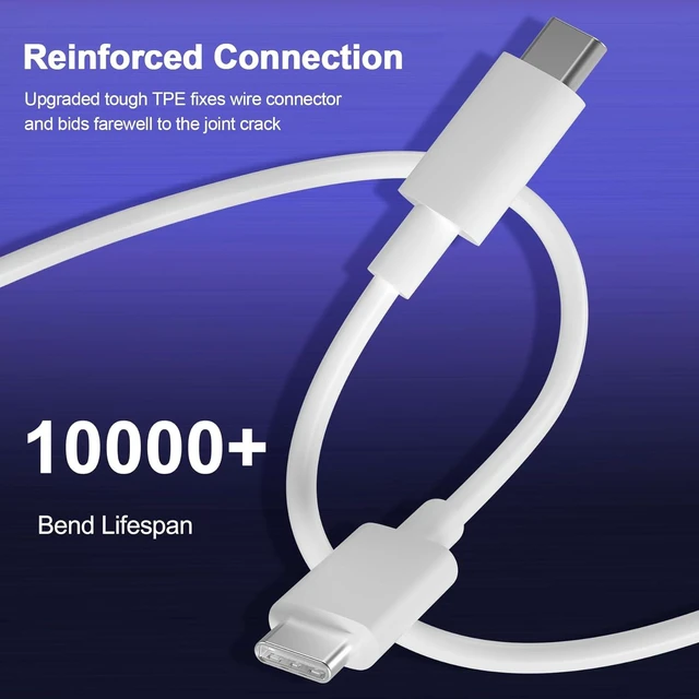 Alt view image 4 of 6 - 96W Replacement for MacBook Pro Charger USB C Power Adapter for Mac Book Pro Air 13 14 15 16 Retina M3 M2 M1 2023 2022 2021 2020 2019 2018 Fast Charging Charger Fit Iphone/1516/IPad & All USB C Device