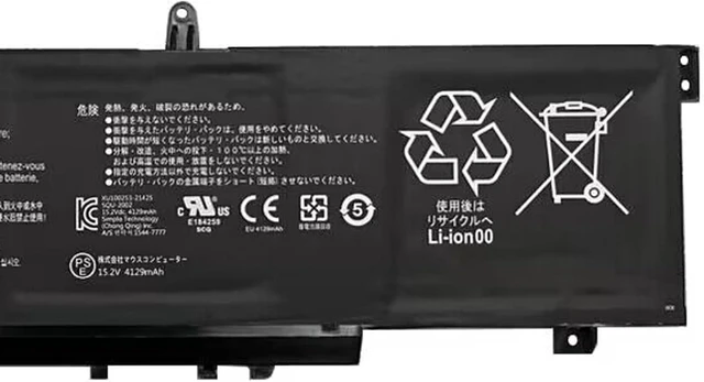 Alt view image 3 of 4 - SQU-2002 Battery 64.31Wh 4231mAh Replacement for Thunderobot Zero 2021 Series 41CP6/60/72 15.2V 4-Cell