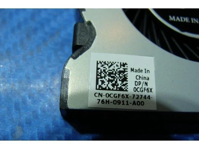 Alt view image 2 of 5 - Cpu cooling fan for Dell Inspiron 15 3542 15.6 inches CGF6X 023.1007E.0011
