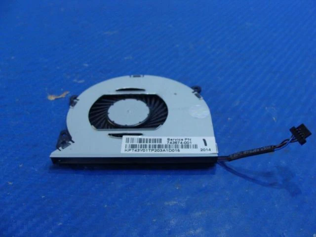 Alt view image 3 of 5 - Cpu cooling fan for HP Chromebook 14-q030nr 14 inches 743674-001 43Y01TP003