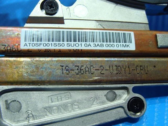 Alt view image 3 of 5 - Cpu cooling fan for Lenovo IdeaPad Y510p 15.6 inches with Heatsink AT0SF001SS0