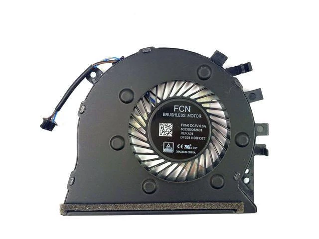 Alt view image 2 of 5 - Cpu cooling fan for HP 17-BY 17-BY0062ST 17-CA 17-CA0003NA 17-CA0007NA