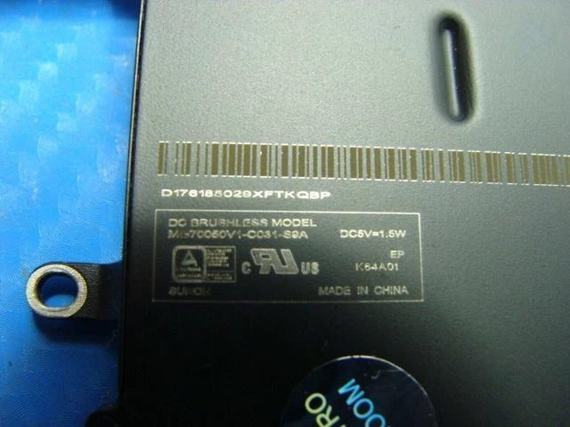 Alt view image 3 of 5 - Cpu cooling fan for Pro A1502 13 inches 2015 MF839LL/A MF840LL/A 076-00071 #7
