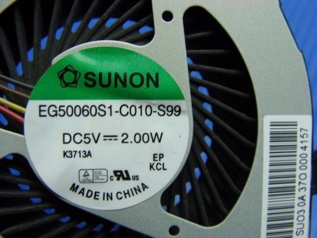 Alt view image 3 of 5 - Cpu cooling fan for Lenovo IdeaPad S400 14 inches DC28000BZS0