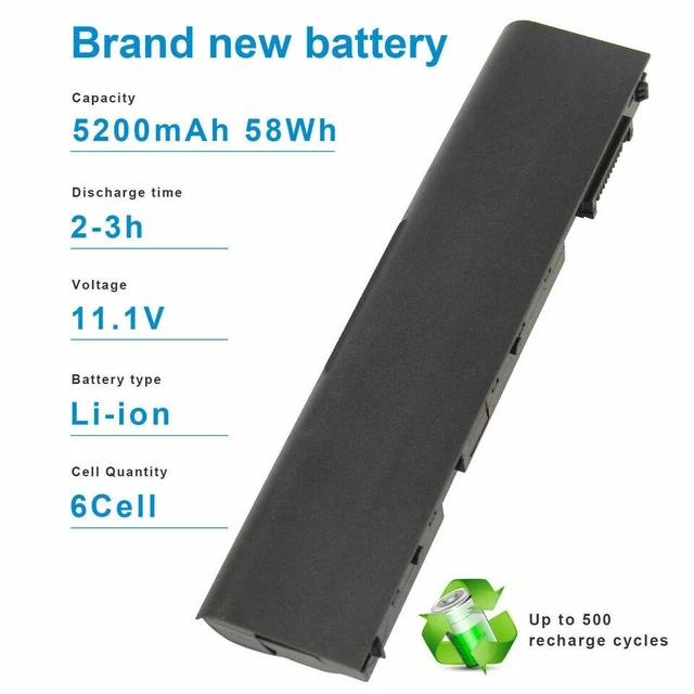 Alt view image 2 of 5 - 11.1V Battery for Dell Latitude E6520 E6530 E6540 E6420 E6430 E6440 E6330