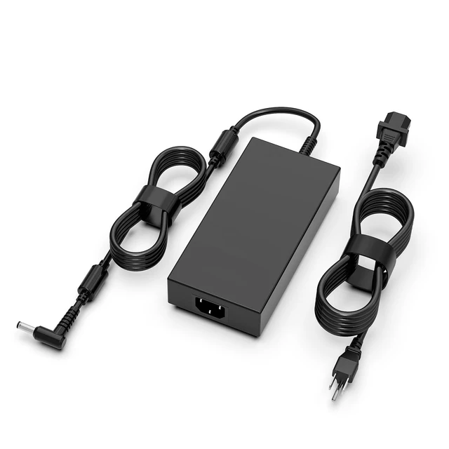 Alt view image 2 of 5 - 240W 12A Adapter fit for MSI Katana 15 17 b12v b13v b13vk b13vfk Katana GF76 GF66 Delta 15 A5EFK Sword/Crosshair 15 16 HX 17 Pulse GL76 GL66 MS-17K3 MS-14K1 A20-240P2A Gaming Laptop Charger (4.5X3.0)