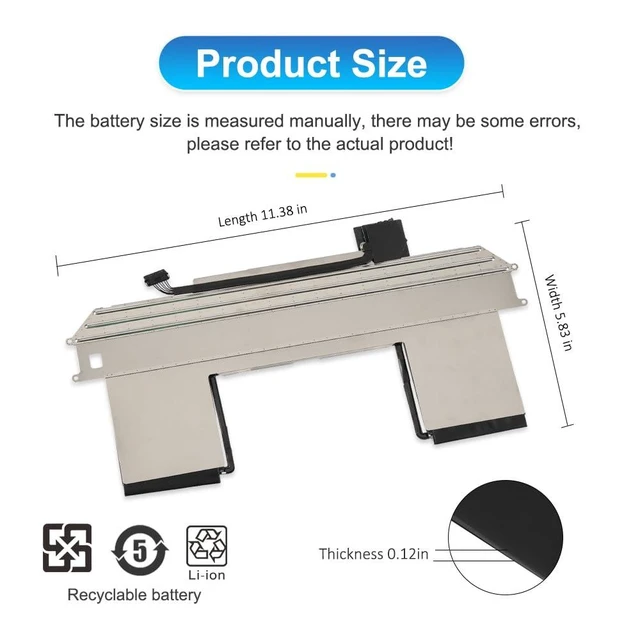 Alt view image 3 of 5 - ETESBAY A2389 A2337 Battery Replacement for MacBook Air 13 Inch A2337 M1 2020 EMC 3598 MGN53LL/A MGN83LL/A MGN63LL/A MGN93LL/A MGND3LL/A MGN73LL/A MGNA3LL/A MGNE3LL/A MVH22LL/A MWTJ2LL/A 11.39V
