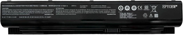 Main image of X170BAT-8 Laptop Battery 97Wh 6700mAh 14.4V Compatible with Schenker XMG Ultra 17 Comet Lake Series