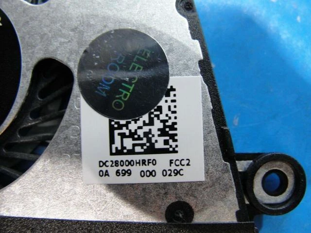 Alt view image 2 of 5 - Cpu cooling fan for Lenovo Yoga 710-15IKB 80V5 15.6 inches dc28000hrf0