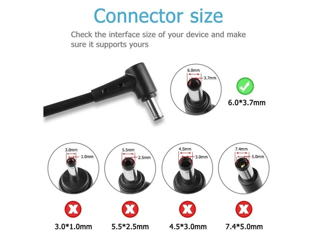 Alt view image 3 of 5 - 240W Charger Adapter Fit for Asus ADP-240EB B TUF Gaming A15 A17 F15 F17 FA507NU FA507NV FA507XI FA707NU FA707NV FA707XI ROG Zephyrus G14 G16 GU603VI GU603VU GU603VV GU603ZI GU603ZV